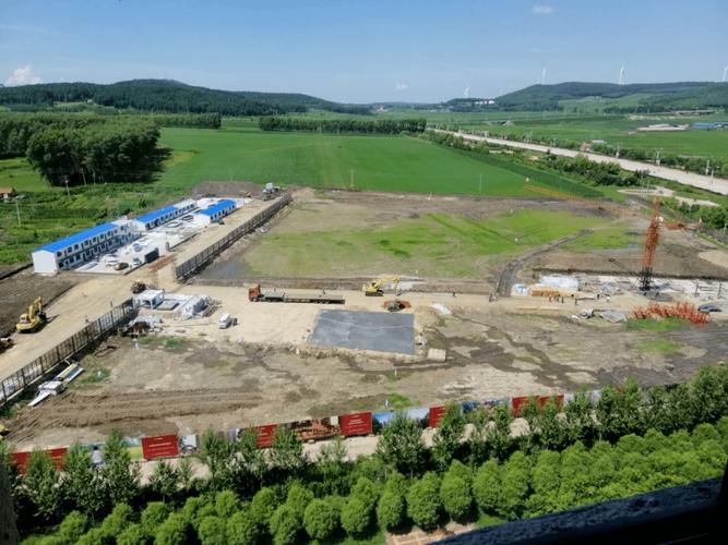 虎林康医养项目土建基础即将完工